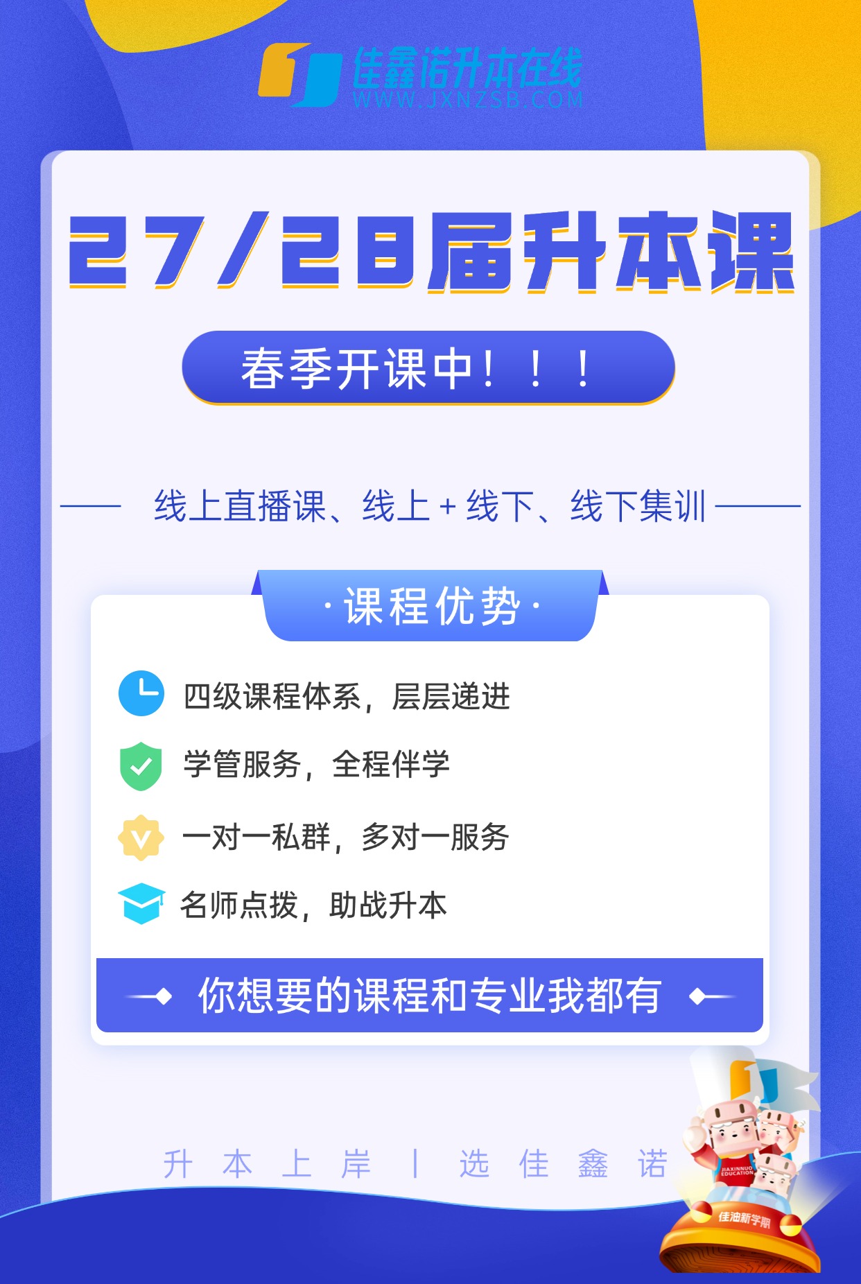 佳鑫诺专升本
